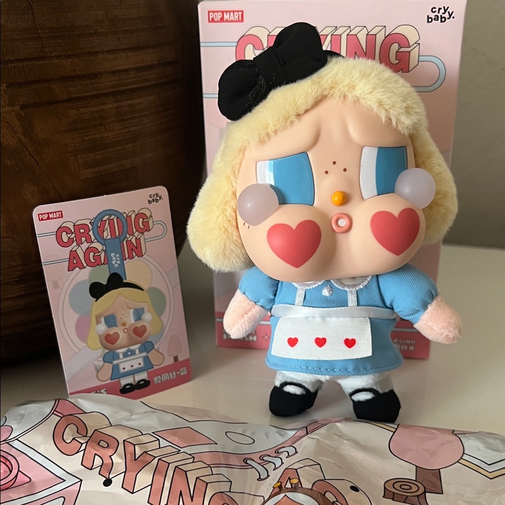 Pop Mart Cry Baby Cry Again Series Keychain